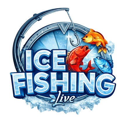 Ice Fishing žvejybos ant ledo tematikos lošimo automatas su žiemos priedų žaidimu